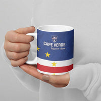 Cape Verde Football Custom Ceramic Mug Go Champion Sporty Style - Wonder Print Shop