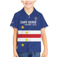 Cape Verde Football Custom Family Matching Mermaid Dress and Hawaiian Shirt Go Champion Sporty Style - Wonder Print Shop