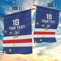 Cape Verde Football Custom Garden Flag Go Champion Sporty Style - Wonder Print Shop
