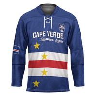 Cape Verde Football Custom Hockey Jersey Go Champion Sporty Style - Wonder Print Shop
