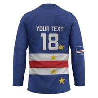Cape Verde Football Custom Hockey Jersey Go Champion Sporty Style - Wonder Print Shop