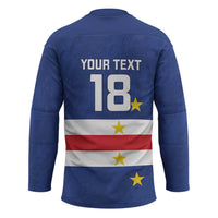 Cape Verde Football Custom Hockey Jersey Go Champion Sporty Style - Wonder Print Shop