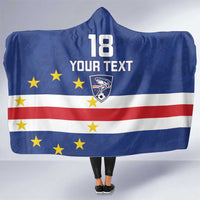 Cape Verde Football Custom Hooded Blanket Go Champion Sporty Style - Wonder Print Shop