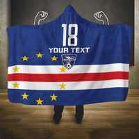 Cape Verde Football Custom Hooded Blanket Go Champion Sporty Style - Wonder Print Shop