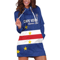 Cape Verde Football Custom Hoodie Dress Go Champion Sporty Style - Wonder Print Shop
