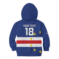 Cape Verde Football Custom Kid Hoodie Go Champion Sporty Style - Wonder Print Shop