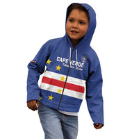 Cape Verde Football Custom Kid Hoodie Go Champion Sporty Style - Wonder Print Shop