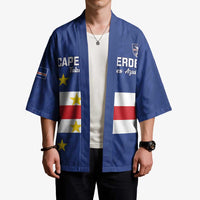 Cape Verde Football Custom Kimono Go Champion Sporty Style - Wonder Print Shop