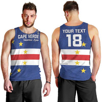 Cape Verde Football Custom Men Tank Top Go Champion Sporty Style - Wonder Print Shop