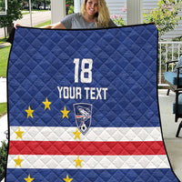 Cape Verde Football Custom Quilt Go Champion Sporty Style - Wonder Print Shop