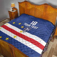Cape Verde Football Custom Quilt Go Champion Sporty Style - Wonder Print Shop