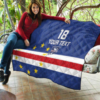 Cape Verde Football Custom Quilt Go Champion Sporty Style - Wonder Print Shop