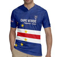 Cape Verde Football Custom Rugby Jersey Go Champion Sporty Style - Wonder Print Shop