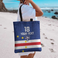 Cape Verde Football Custom Tote Bag Go Champion Sporty Style - Wonder Print Shop