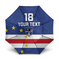 Cape Verde Football Custom Umbrella Go Champion Sporty Style - Wonder Print Shop