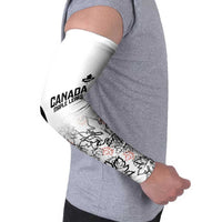 Canada Rugby Custom Arm Sleeves Maple Leafs Go Champion - Wonder Print Shop