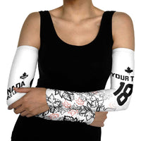 Canada Rugby Custom Arm Sleeves Maple Leafs Go Champion - Wonder Print Shop