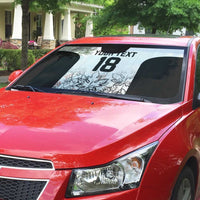 Canada Rugby Custom Auto Sun Shade Maple Leafs Go Champion - Wonder Print Shop