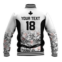 Canada Rugby Custom Baseball Jacket Maple Leafs Go Champion - Wonder Print Shop