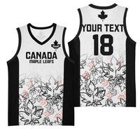 Canada Rugby Custom Basketball Jersey Maple Leafs Go Champion - Wonder Print Shop