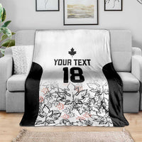 Canada Rugby Custom Blanket Maple Leafs Go Champion - Wonder Print Shop