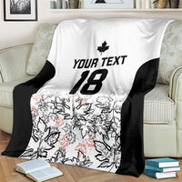 Canada Rugby Custom Blanket Maple Leafs Go Champion - Wonder Print Shop