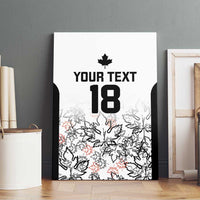 Canada Rugby Custom Canvas Wall Art Maple Leafs Go Champion - Wonder Print Shop