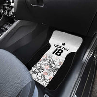 Canada Rugby Custom Car Mats Maple Leafs Go Champion - Wonder Print Shop