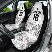 Canada Rugby Custom Car Seat Cover Maple Leafs Go Champion - Wonder Print Shop