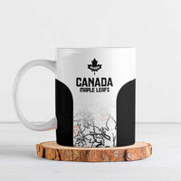 Canada Rugby Custom Ceramic Mug Maple Leafs Go Champion - Wonder Print Shop
