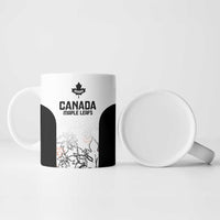 Canada Rugby Custom Ceramic Mug Maple Leafs Go Champion - Wonder Print Shop