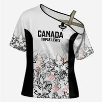 Canada Rugby Custom Cross Shoulder Shirt Maple Leafs Go Champion - Wonder Print Shop