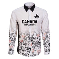 Canada Rugby Custom Family Matching Off Shoulder Maxi Dress and Hawaiian Shirt Maple Leafs Go Champion - Wonder Print Shop