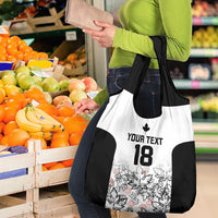 Canada Rugby Custom Grocery Bag Maple Leafs Go Champion - Wonder Print Shop