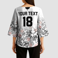 Canada Rugby Custom Kimono Sleeve Blouse Maple Leafs Go Champion - Wonder Print Shop