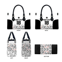 Canada Rugby Custom Leather Bag Maple Leafs Go Champion - Wonder Print Shop