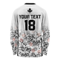 Canada Rugby Custom Long Sleeve Shirt Maple Leafs Go Champion - Wonder Print Shop