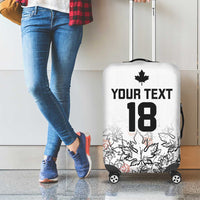 Canada Rugby Custom Luggage Cover Maple Leafs Go Champion - Wonder Print Shop