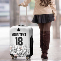 Canada Rugby Custom Luggage Cover Maple Leafs Go Champion - Wonder Print Shop