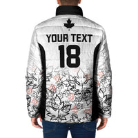 Canada Rugby Custom Padded Jacket Maple Leafs Go Champion - Wonder Print Shop
