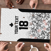 Canada Rugby Custom Puzzle Maple Leafs Go Champion - Wonder Print Shop