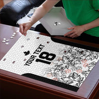 Canada Rugby Custom Puzzle Maple Leafs Go Champion - Wonder Print Shop