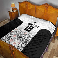 Canada Rugby Custom Quilt Maple Leafs Go Champion - Wonder Print Shop