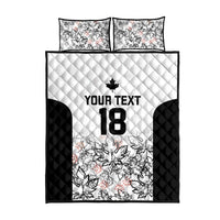 Canada Rugby Custom Quilt Bed Set Maple Leafs Go Champion - Wonder Print Shop