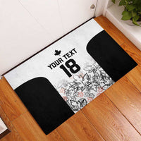 Canada Rugby Custom Rubber Doormat Maple Leafs Go Champion - Wonder Print Shop