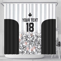 Canada Rugby Custom Shower Curtain Maple Leafs Go Champion - Wonder Print Shop