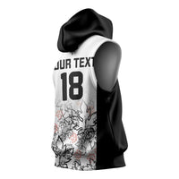 Canada Rugby Custom Sleeveless Hoodie Maple Leafs Go Champion - Wonder Print Shop