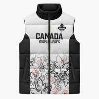 Canada Rugby Custom Sleeveless Puffer Jacket Maple Leafs Go Champion - Wonder Print Shop