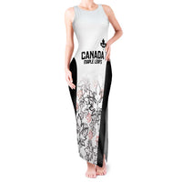 Canada Rugby Custom Tank Maxi Dress Maple Leafs Go Champion - Wonder Print Shop