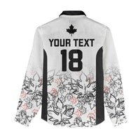 Canada Rugby Custom Women Casual Shirt Maple Leafs Go Champion - Wonder Print Shop